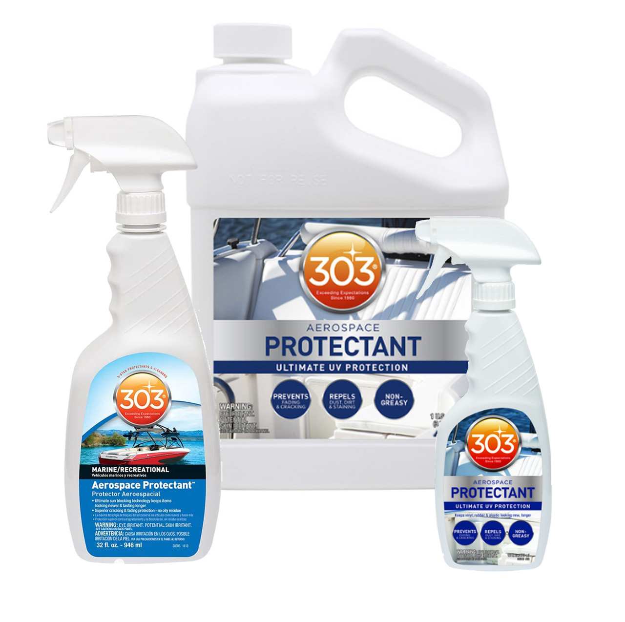 303 PRODUCTS Clear Vinyl Protective Cleaner, 32oz.