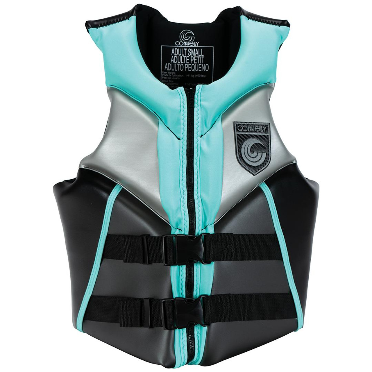 teal women's life jacket