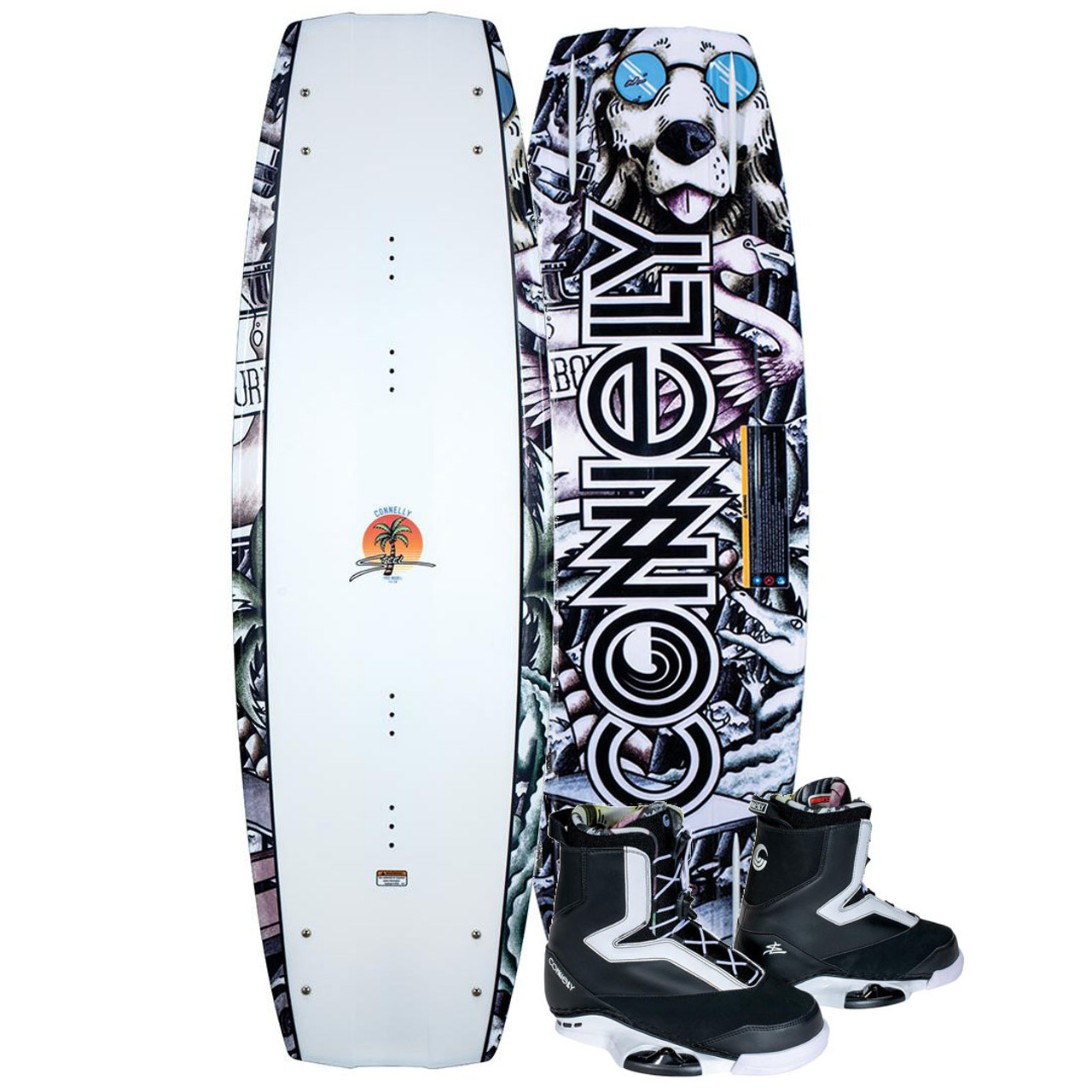 Connelly Steel Wakeboard Package 142cm with XL Bindings