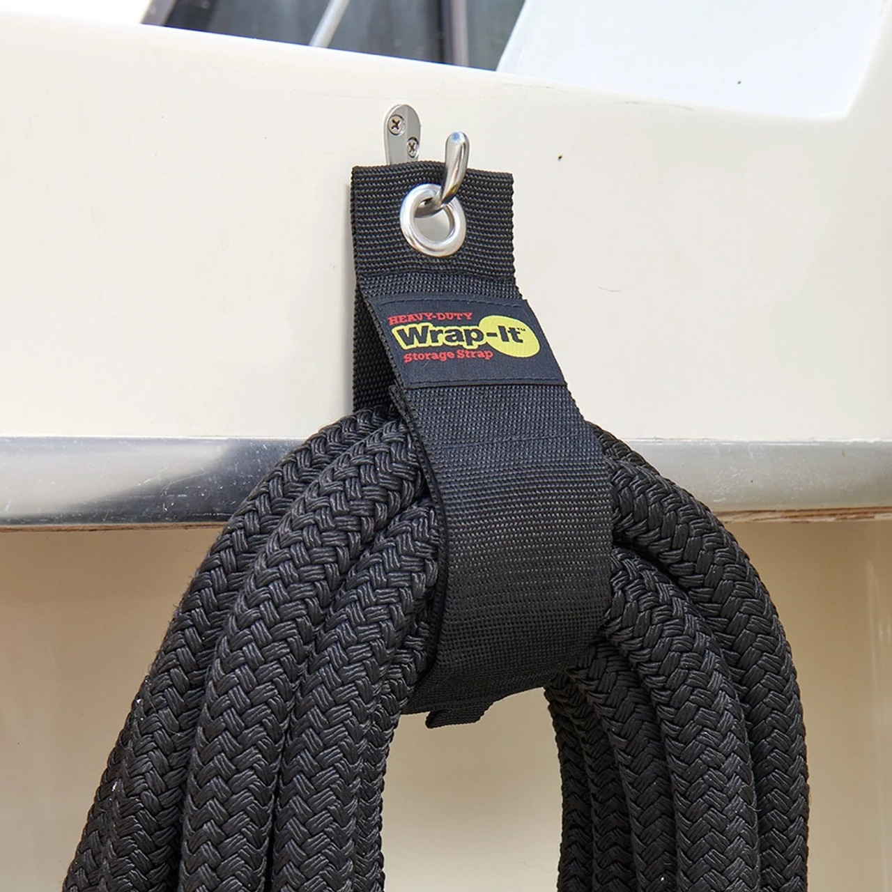 Heavy-Duty Storage Strap, 22-inch storage strap, weatherproof strap, industrial-strength hook-and-loop fastener, marine storage strap, multi-purpose organizing straps, garage storage strap, durable boat straps, heavy-duty RV storage solution, storage for ropes and cords.
