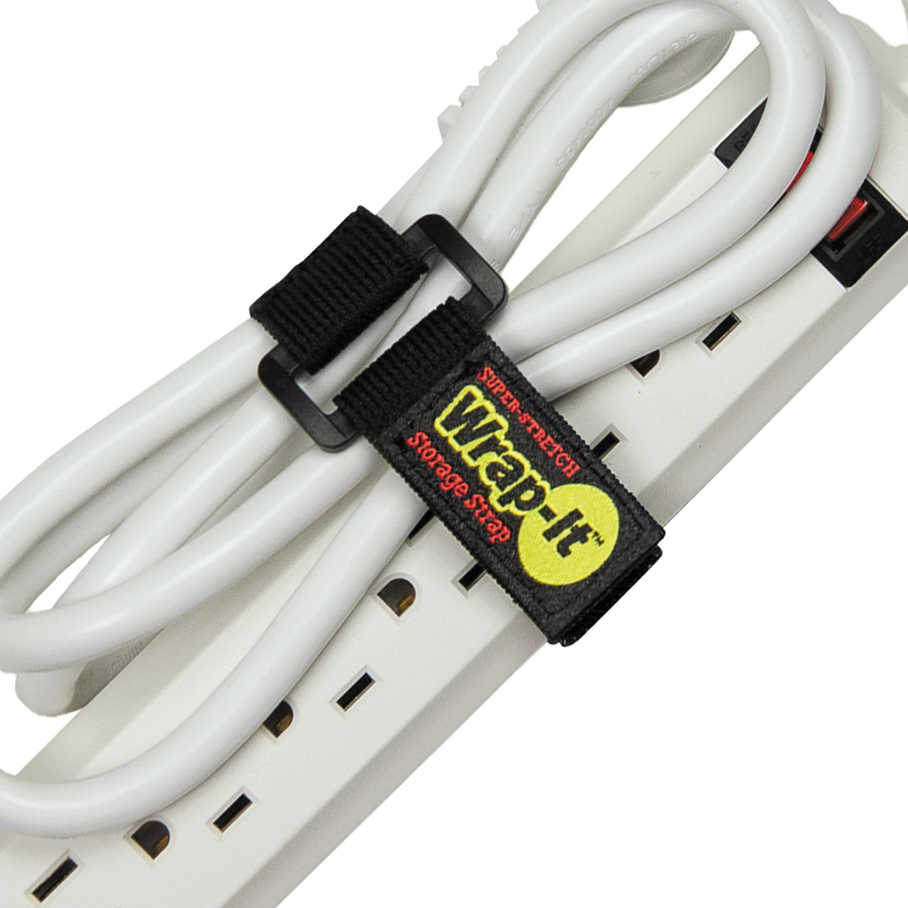 9-inch stretch storage strap, super-stretch cord strap, hook-and-loop organizing strap, cord management solutions, heavy-duty cable strap, extension cord organizer, tool storage strap, versatile organizing straps, boating storage accessories, RV storage solutions.
