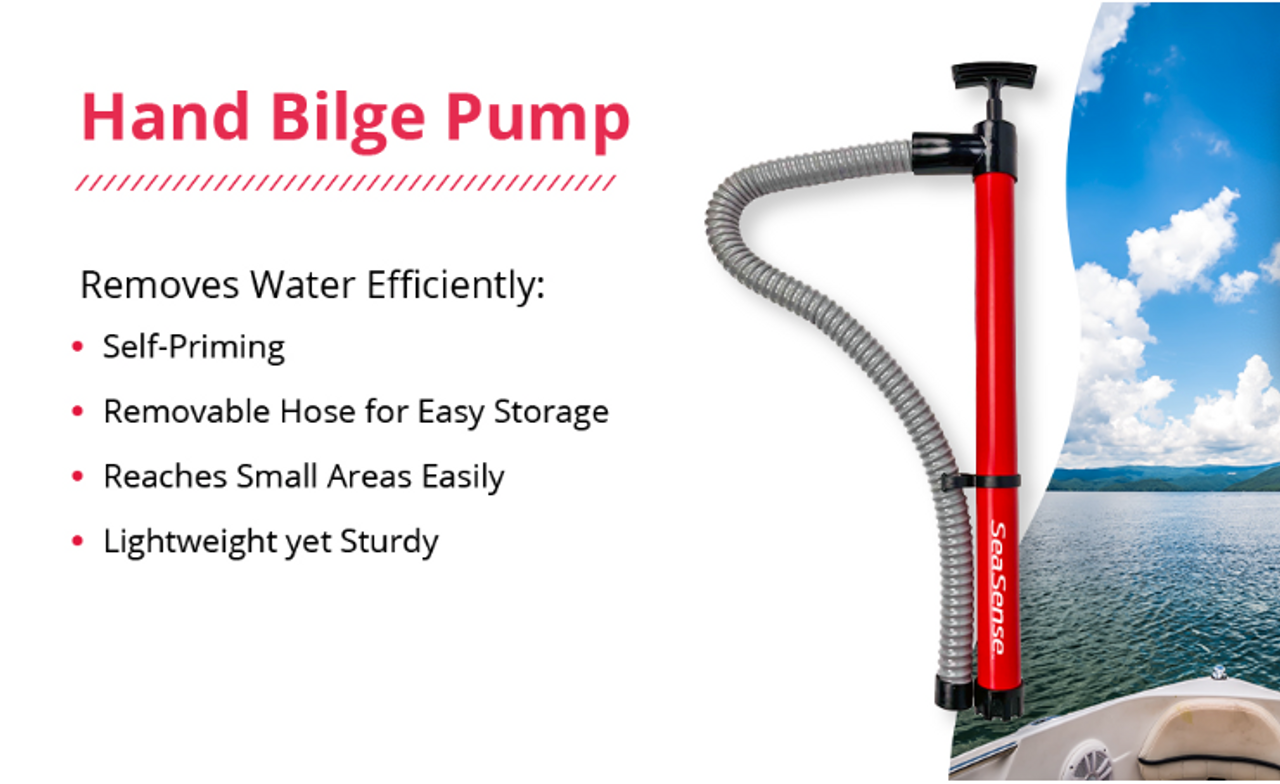 SeaSense Hand Bilge Pump Boater's Outlet