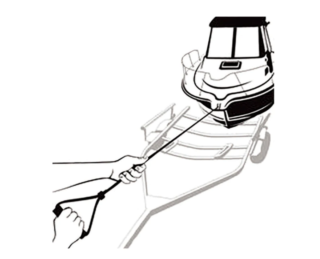 SeaSense Launch Line 5/16"x30' Blue Boater's Outlet