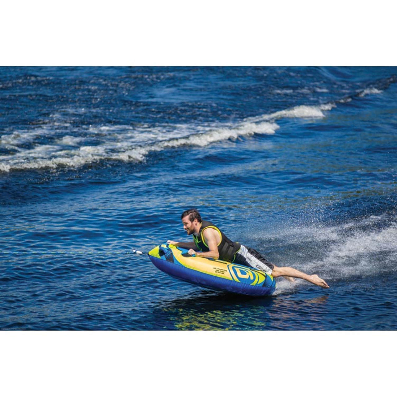 O'Brien Screamer 60" Single Person Towable Tube Action Photo