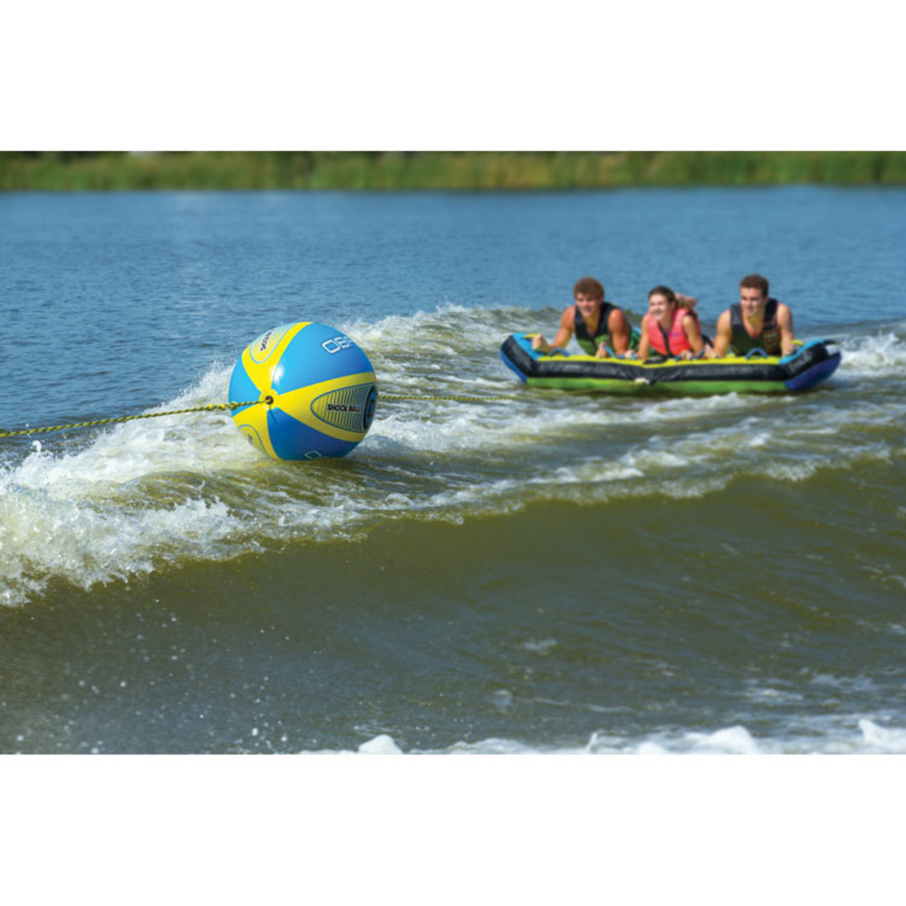O'Brien Shock Ball Tube Action Photo