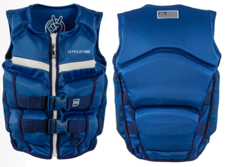 Jetpilot Shaun Murray Youth CGA Vest - Navy/Camo