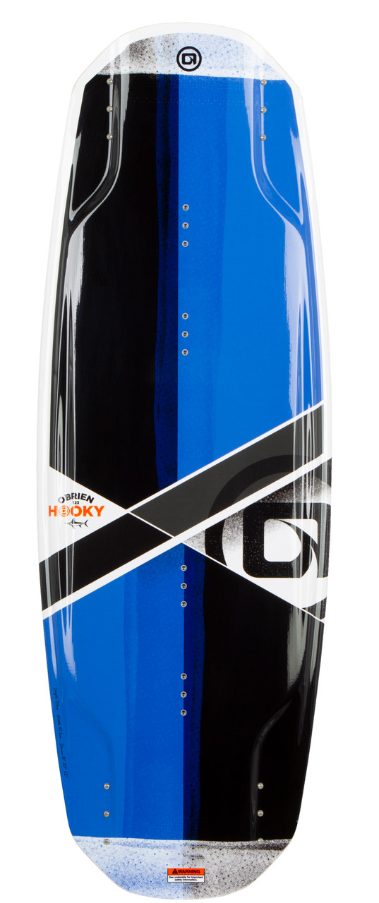 Top view of O'Brien Hooky wakeboard with Feather Core construction