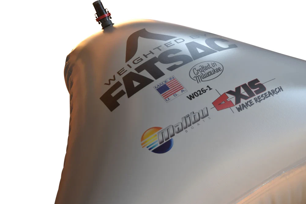 FatSac AXIS WAKE PNP Bow Sac W026-1 525 lb Plug and Play ballast bag with quick connect fittings