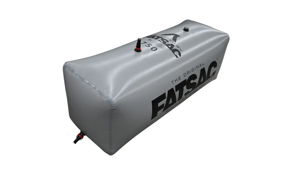 FatSac Malibu Axis Wake PNP Rear Sac, 750lbs (W032) - 3/4" Quick Connect Fittings