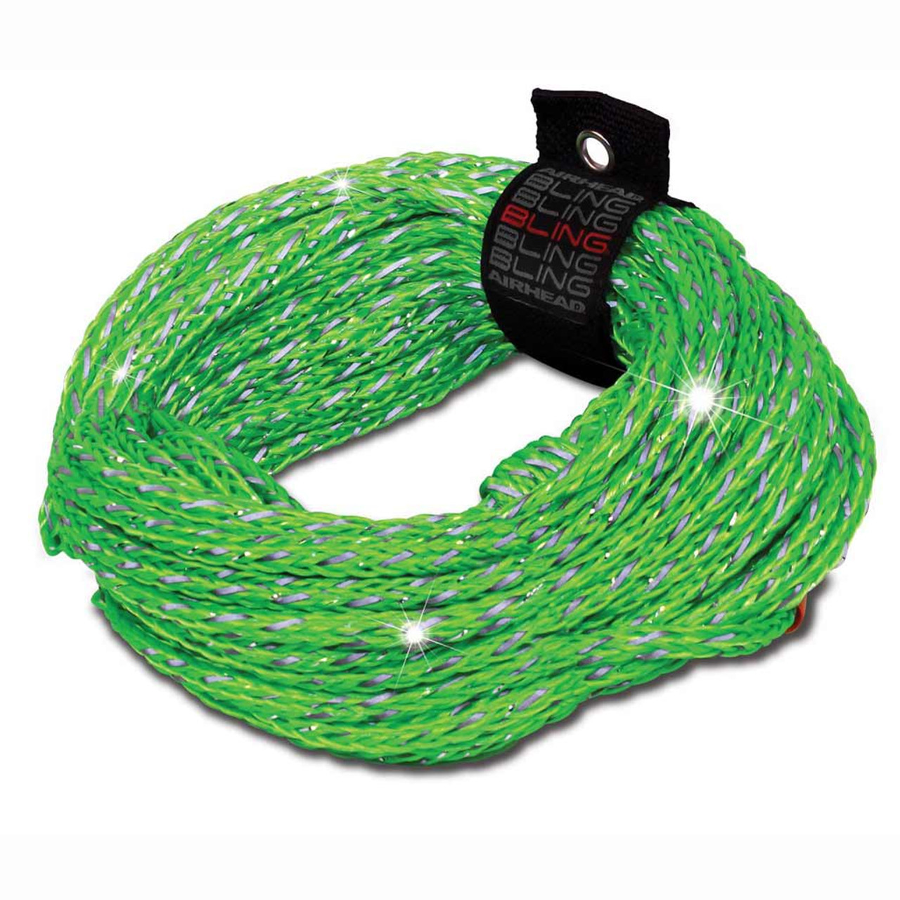 Airhead Bling 2 Rider Tube Rope Green Airhead Bling 2 Rider Tube Rope Green