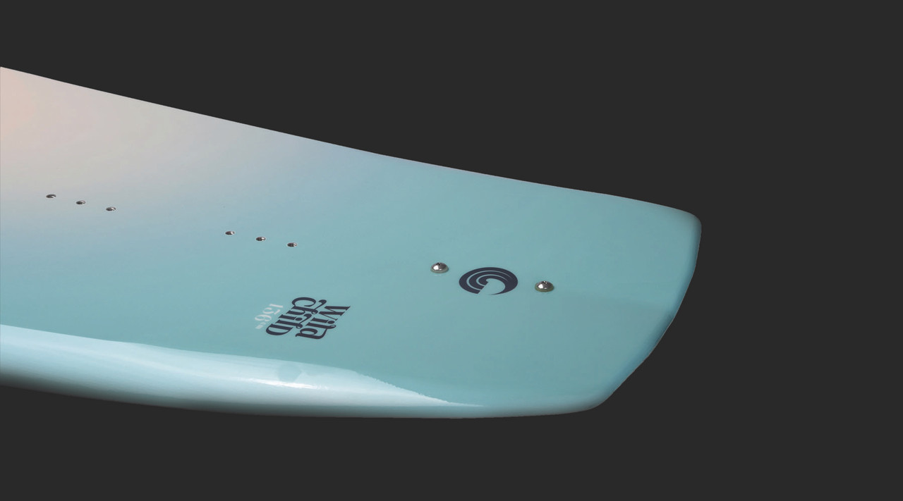 Detail of center spine on Connelly Wild Child wakeboard