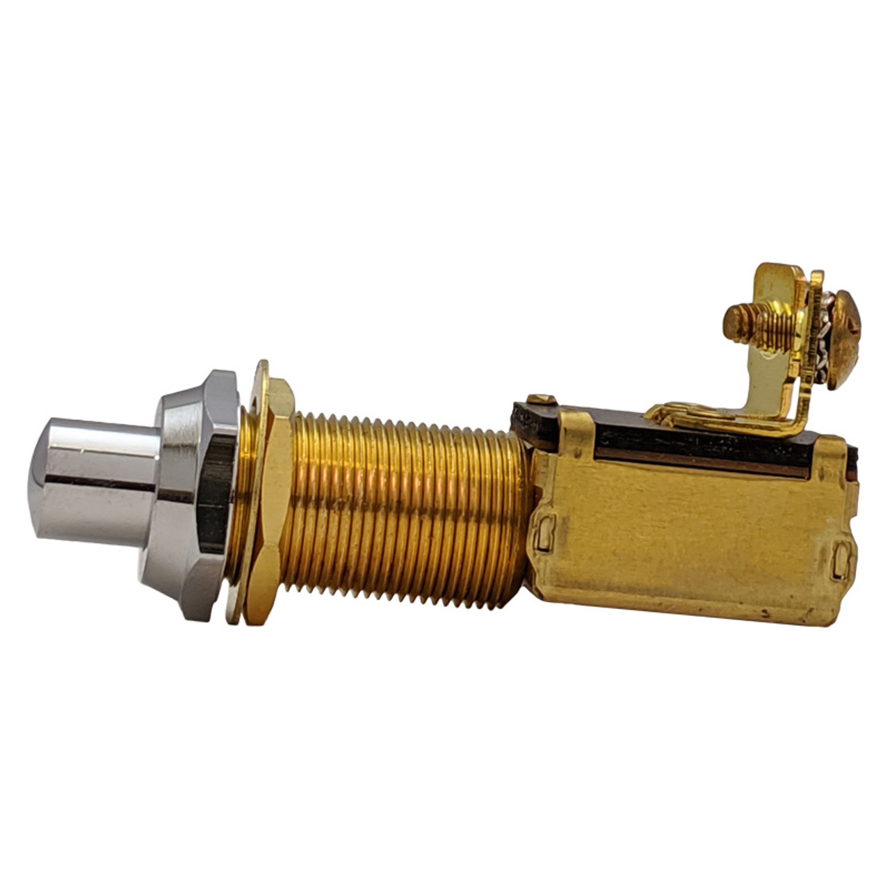 Whitecap push button brass switch boater s outlet