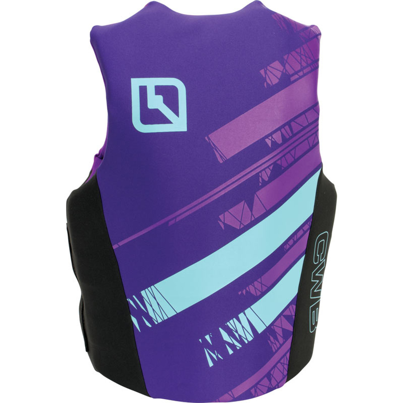 CWB Promo Women's Neoprene Life Jacket, Purple/Black Product Image Back CWB Promo Women's Neoprene Life Jacket, Purple/Black Product Image Back