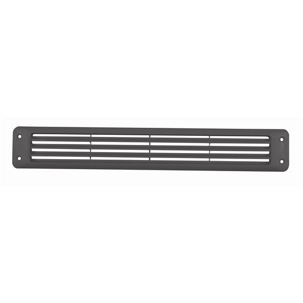 Attwood Flush Louvered Vent Black ABS
