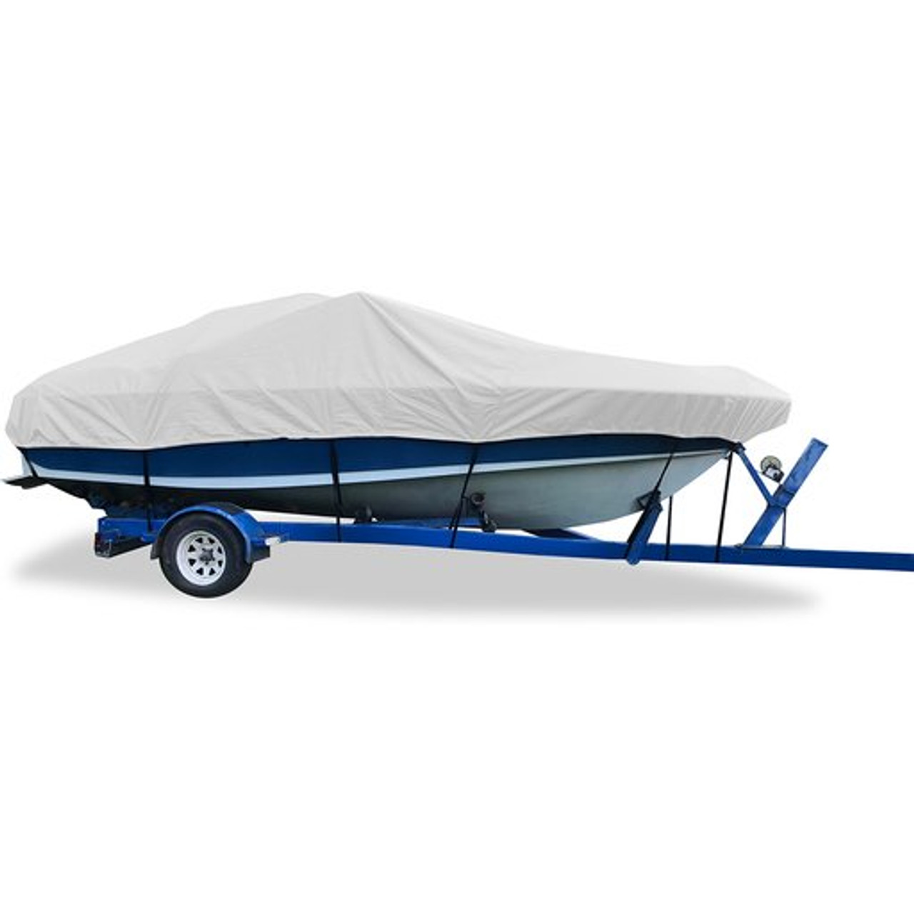 Carver 20'6" by 102" Boat Cover for V-hull Low Profile Cuddy Cabin Boat with Rails -  Sun-DURA® - Part Number: 77720S Carver 20'6" by 102" Boat Cover for V-hull Low Profile Cuddy Cabin Boat with Rails -  Sun-DURA® - Part Number: 77720S