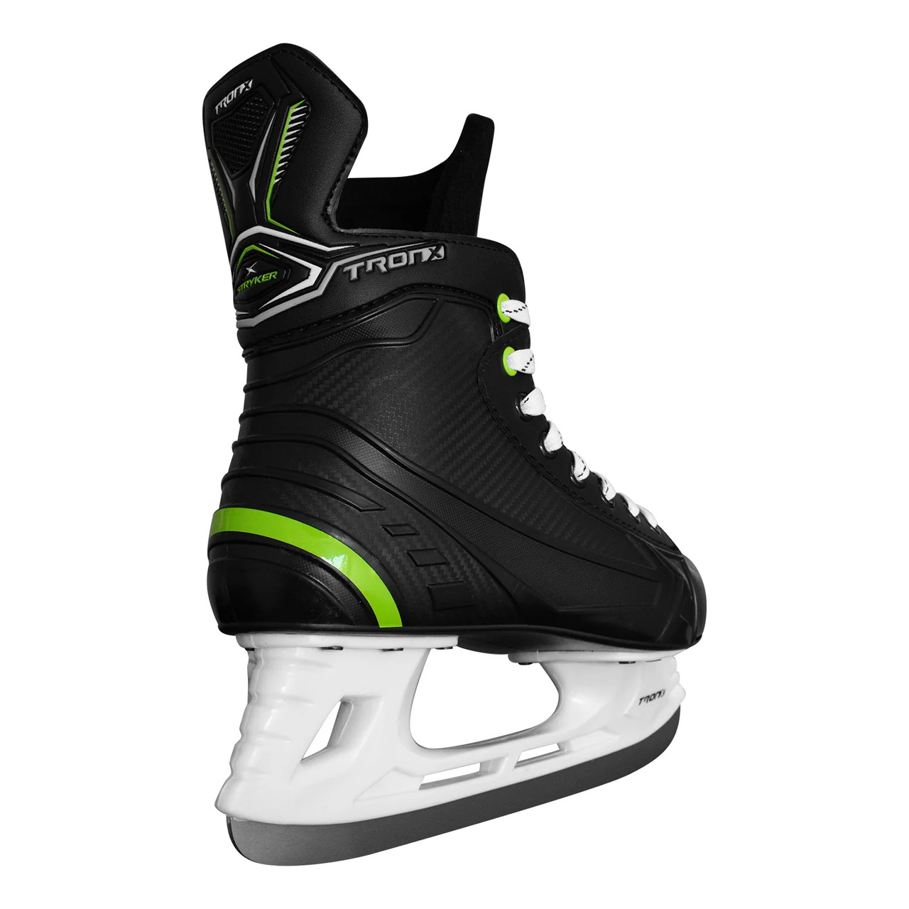TronX Stryker 3.0, junior ice hockey skates, comfortable ice skates, durable hockey skates, high-performance skates, lightweight skates, stainless steel blades, hockey skates for beginners, skates for junior players, youth ice hockey skates, anatomically shaped skates, padded hockey skates, ice skates for learning