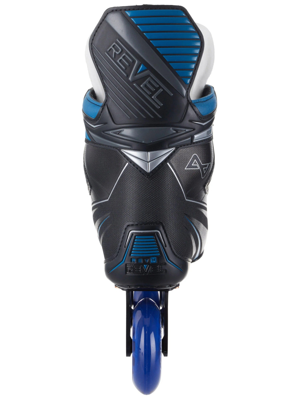 Alkali Revel 4 roller hockey skates, senior roller hockey skates, heat moldable hockey skates, Revel 4 hockey skates, Revel IX construction, 76mm 80mm wheel setup, ABEC 9 bearings, indoor roller hockey skates, Rize chassis, composite inlay hockey skates, brushed tricot liner, one-piece felt tongue, PVC hockey skates, durable roller hockey skates, high-performance roller skates, hockey skates for speed, roller hockey skates for comfort, 6000 series aluminum chassis