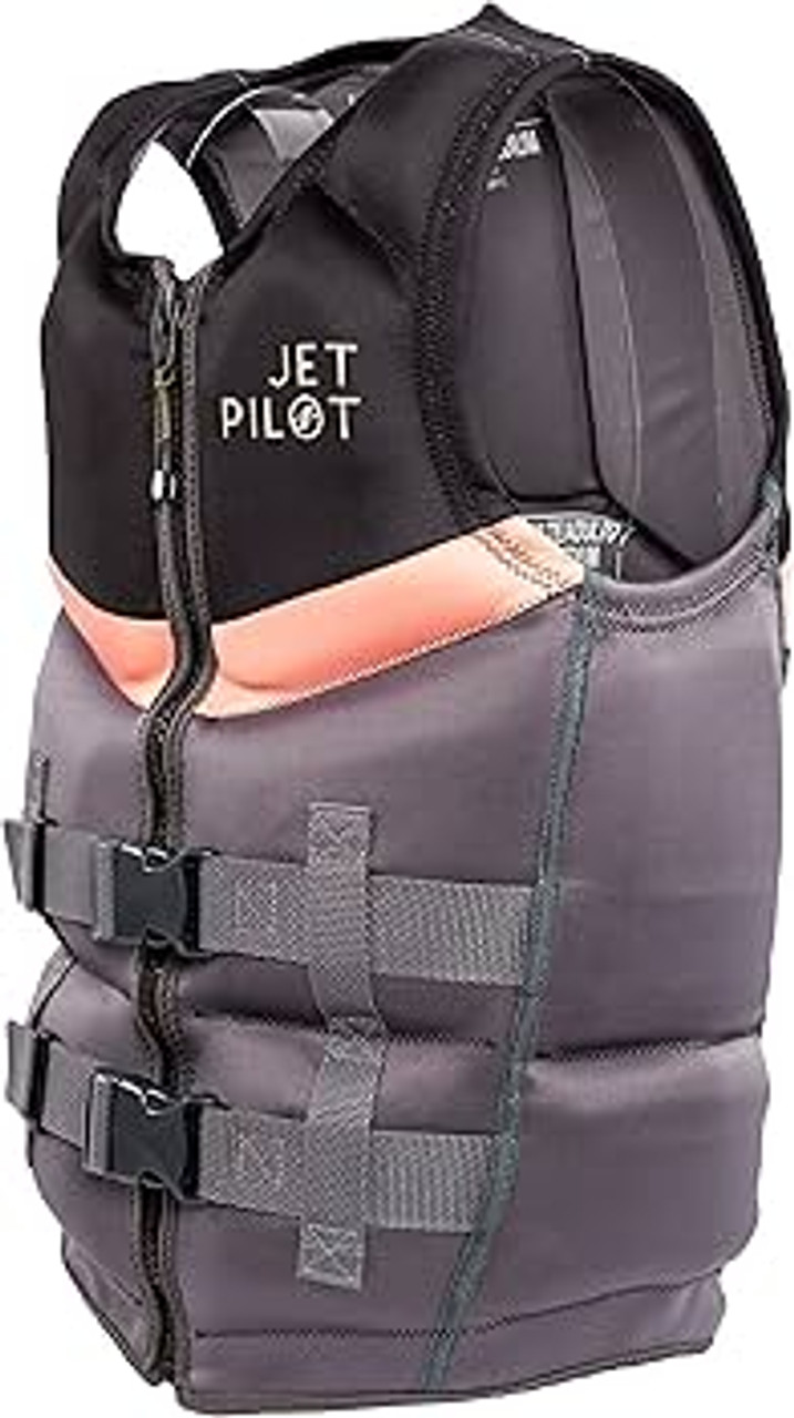 Women’s Armada CGA vest, USCG-approved life jacket, women’s life vest, Evoprene material vest, lightweight life vest, aero-jet foam life jacket, 19-panel segmented vest, beveled foam life vest, internal dual buckle vest, YKK self-locking zipper life vest, water sports vest for women, comfortable CGA life vest, stylish life jacket, Boater’s Outlet life jackets, Utah life vest supplier.