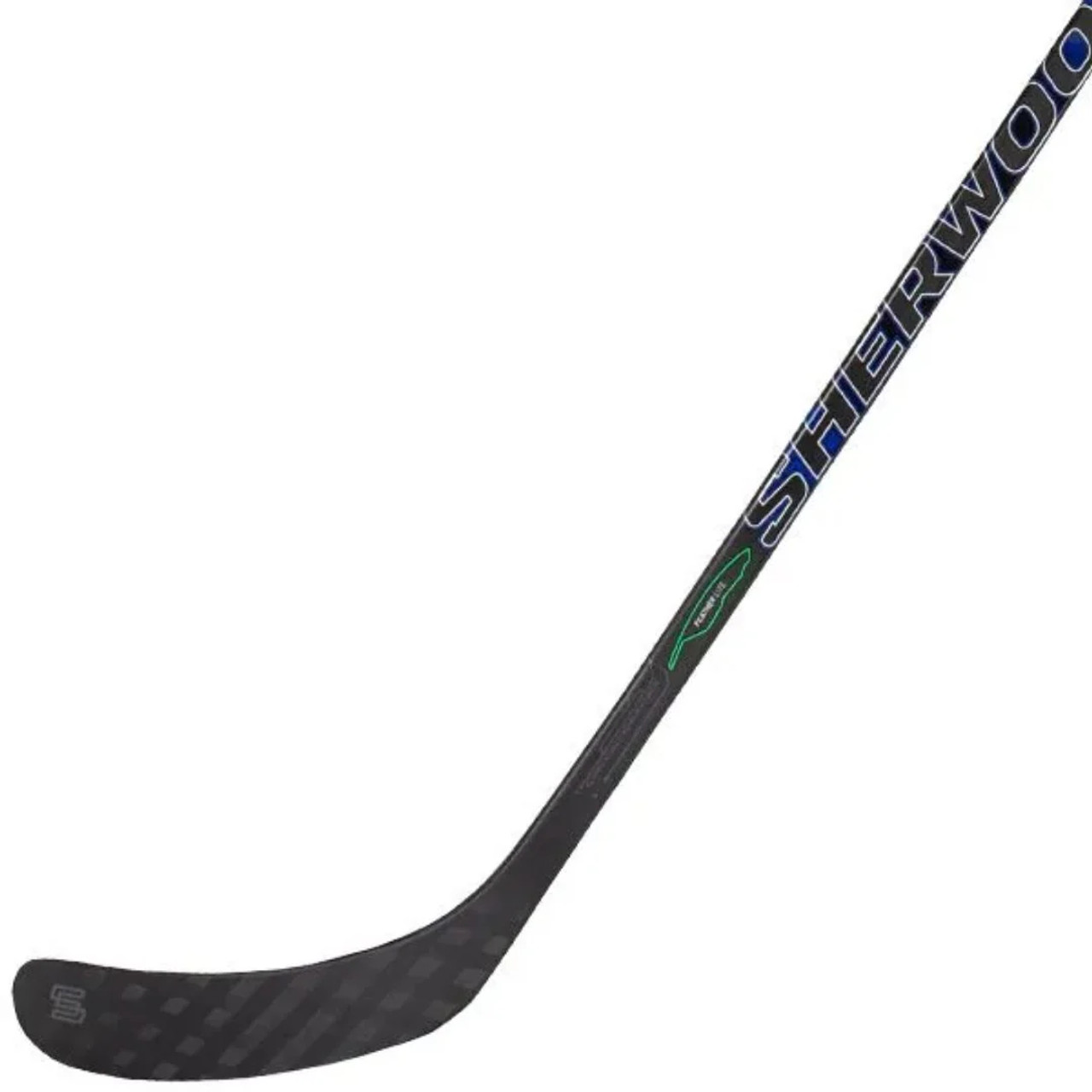 Sherwood Code Encrypt 3, junior hockey stick, left-handed hockey stick, P92 curve, 30 flex hockey stick, composite hockey stick, hybrid kick point, BlackLine 6 carbon fiber, FeatherLite construction, hockey stick for kids, durable hockey stick, best junior hockey stick, hockey stick for playmakers, precision hockey stick, lightweight hockey stick, Sherwood junior stick