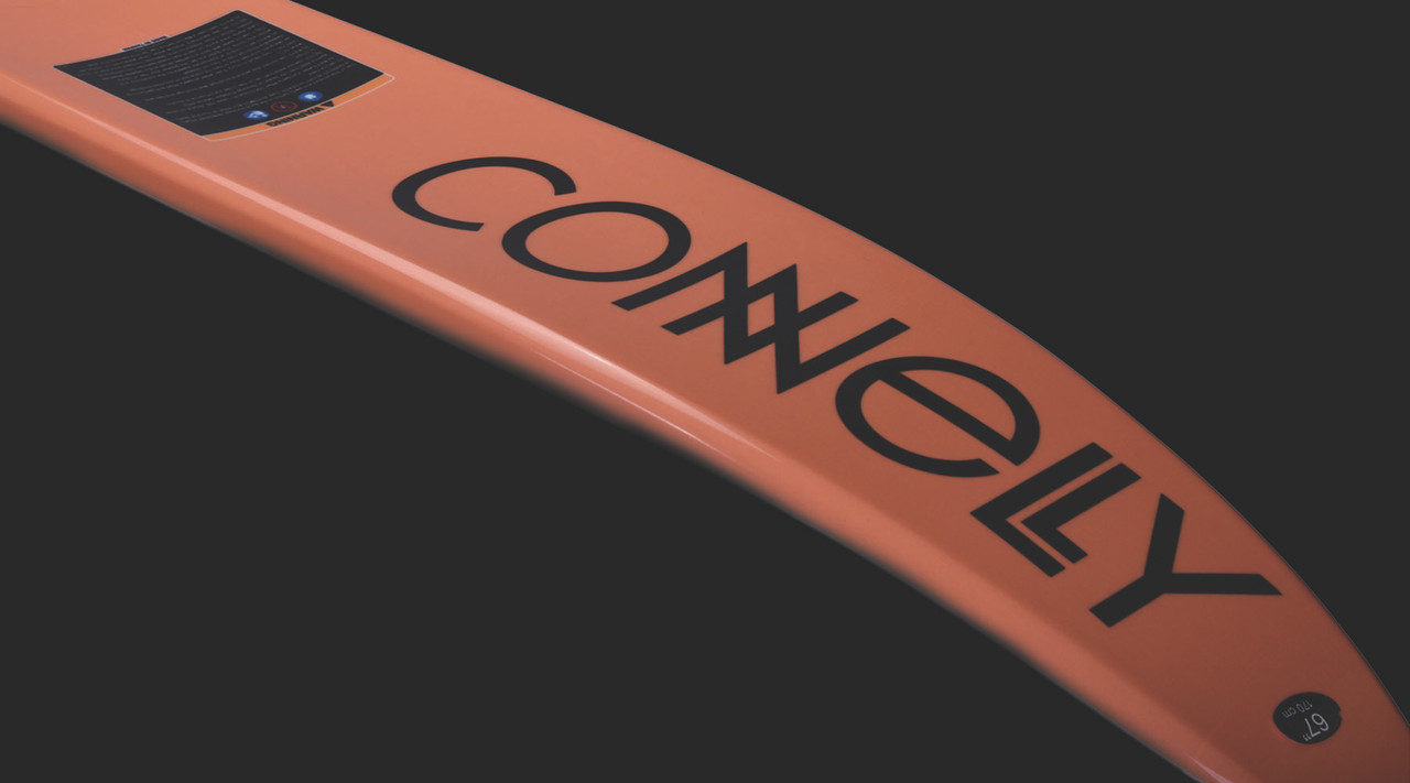 Side profile of Connelly Rocket 67" Slalom Ski Side profile of Connelly Rocket 67" Slalom Ski