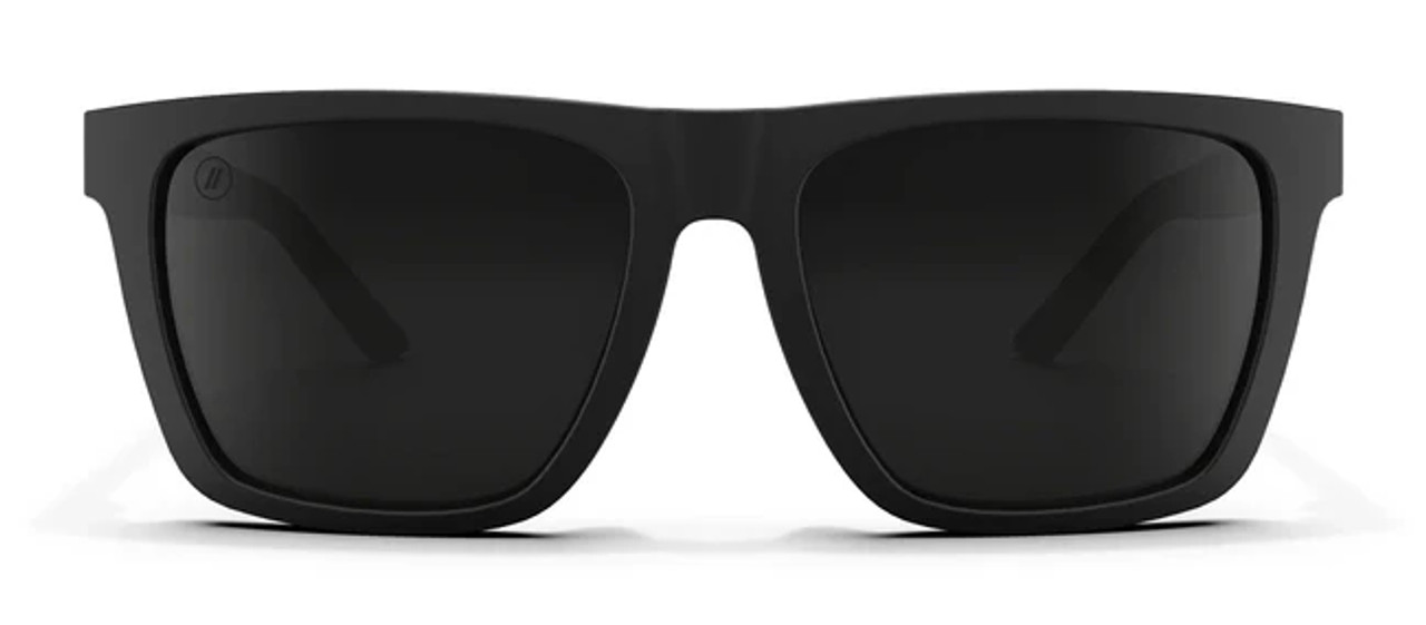 Blenders Romeo Blackjacket sunglasses with gloss black frame and smoke polarized lenses
