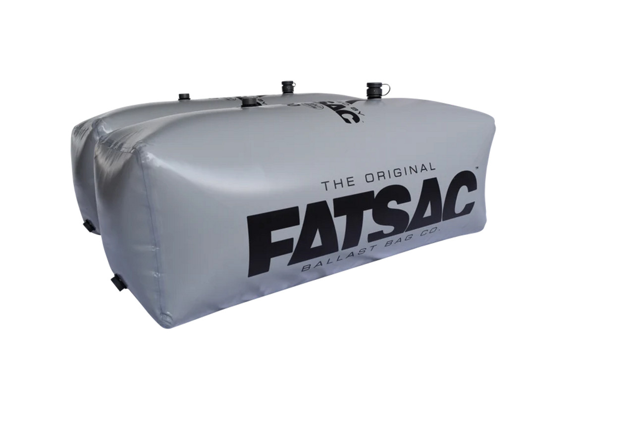 Close-up of FatSac V-Drive ballast sac valves and fittings