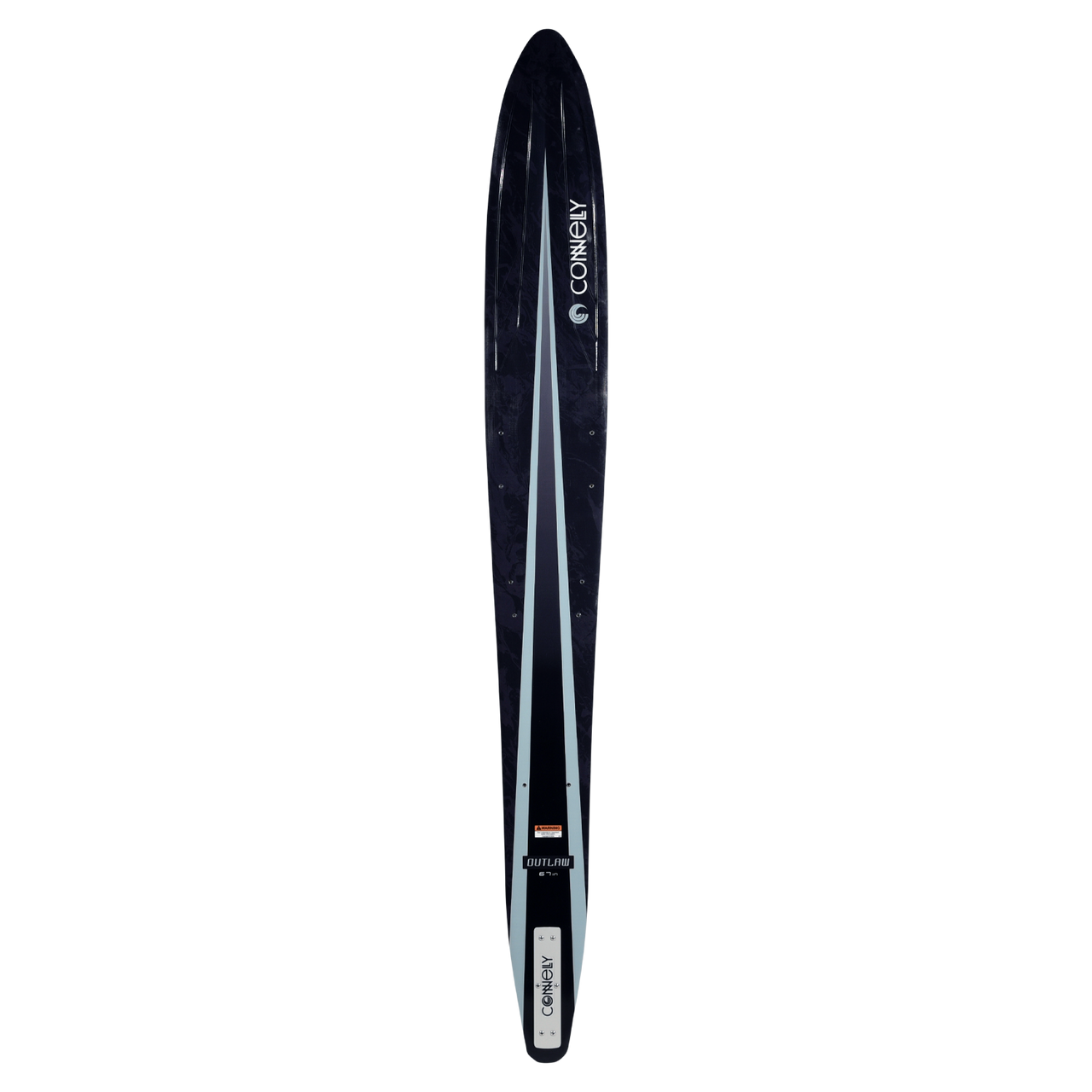 Top view of Connelly Outlaw with standard tunnel design