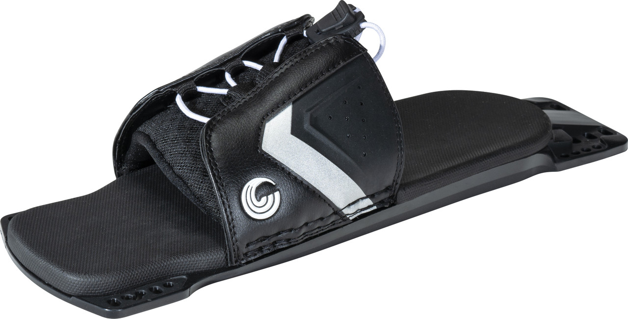 Lace Adjustable RTP binding with Lycra-lined floating toe