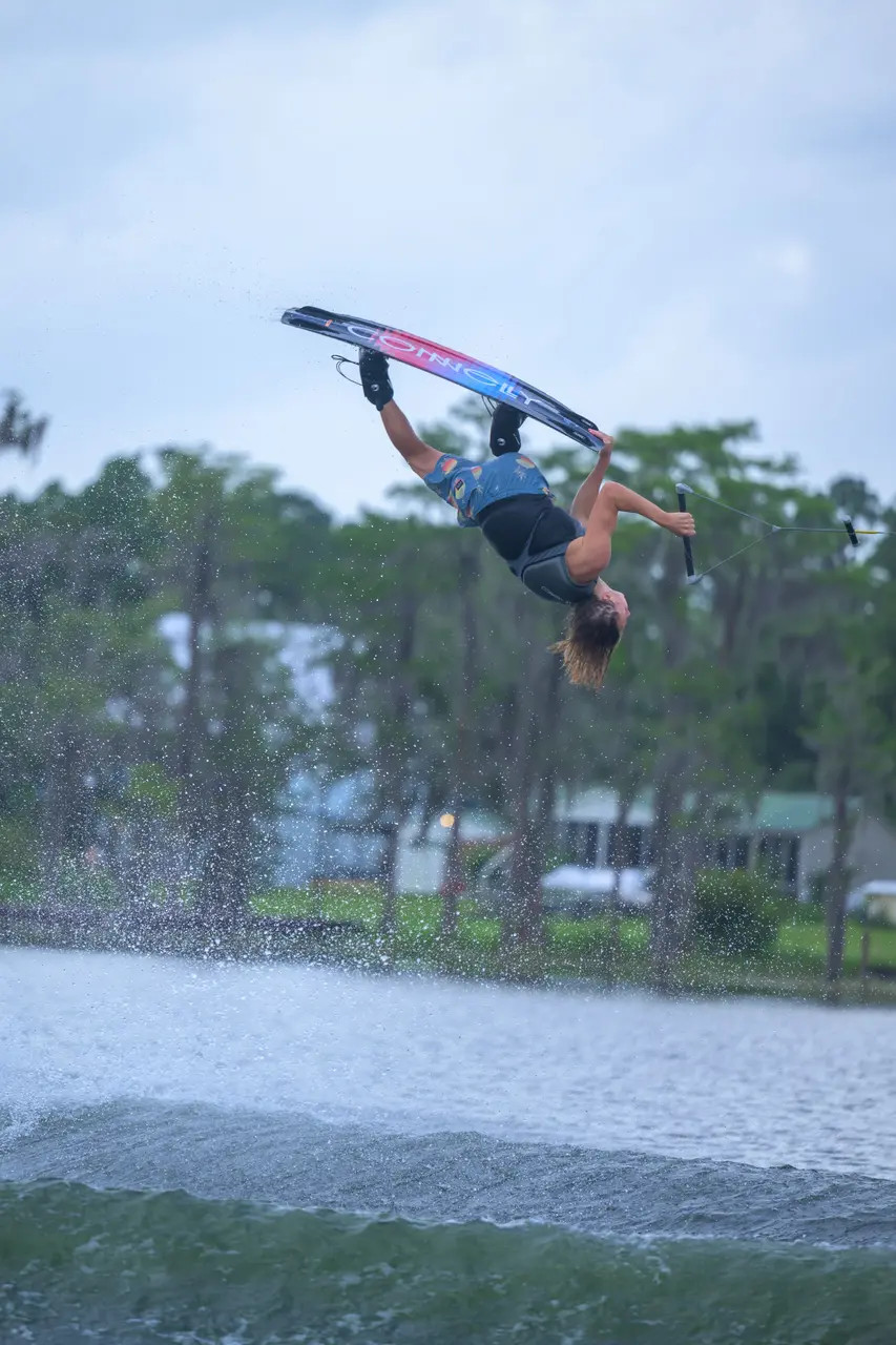 Rider flipping on 2026 Connelly Reverb Wakeboard
