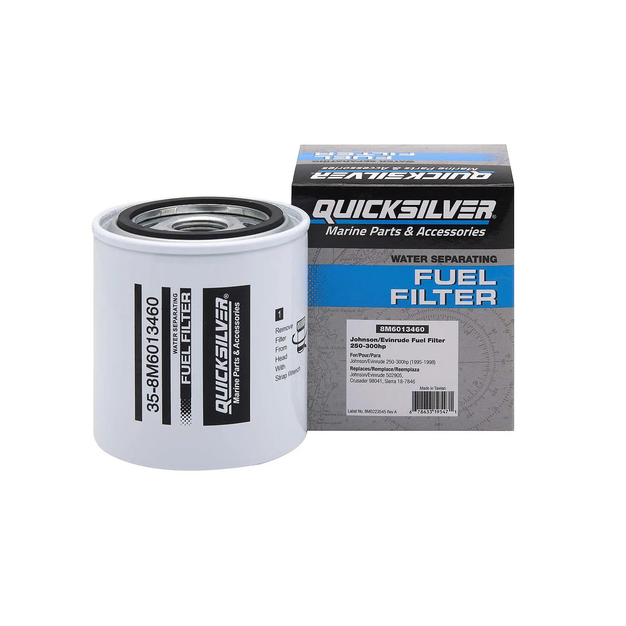 8M6013460 fuel filter for Johnson/Evinrude 250–300HP