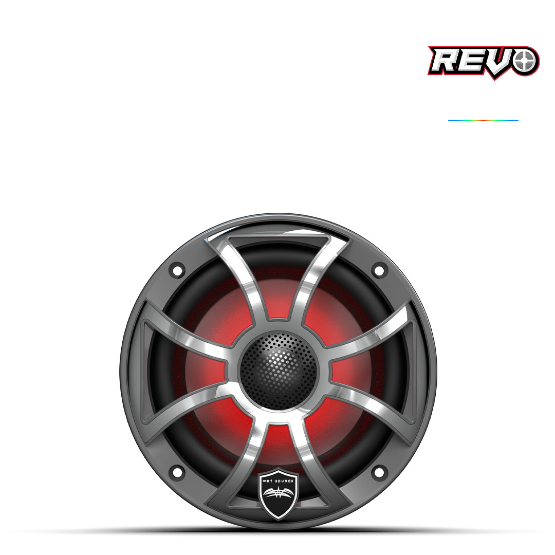 Wet Sounds REVO V3 6.5 inch marine coaxial speaker front view