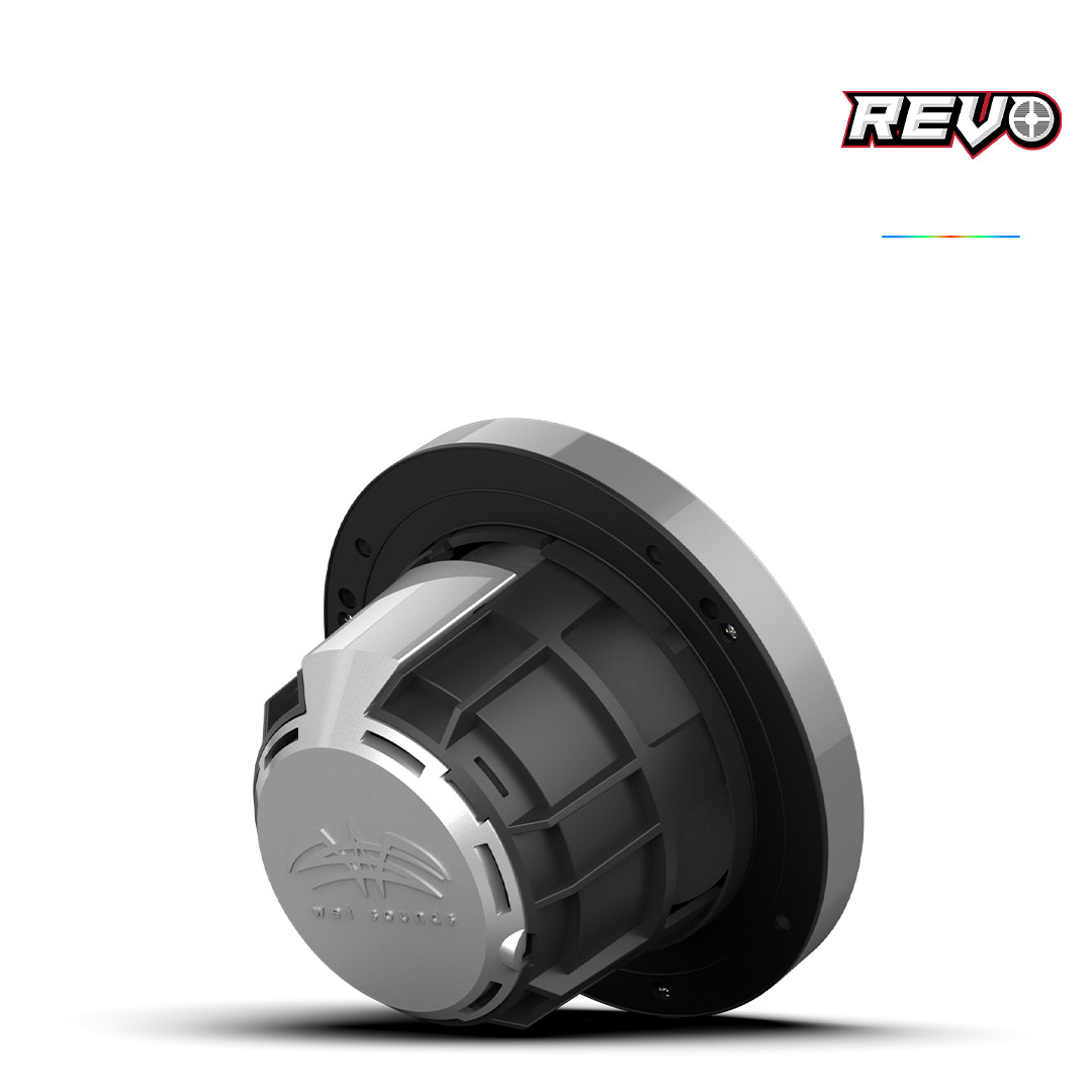 Wet Sounds 6.5 inch marine speaker titanium tweeter detail