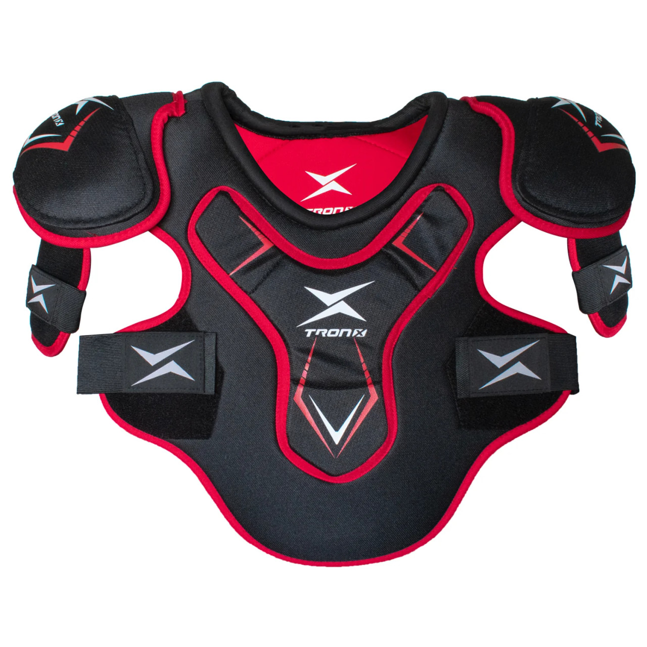 TronX Force Senior Hockey Shoulder Pads front view