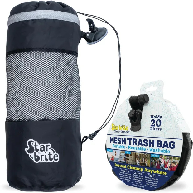 StarBrite 20 Liter Mesh Trash Can