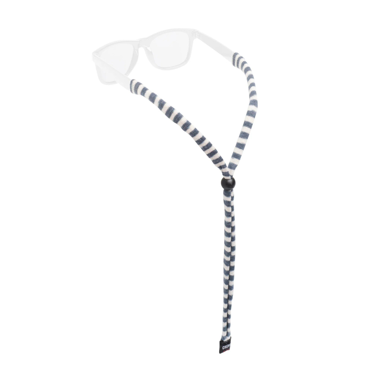 Chums Original Patterns Eyeglasses Retainer Grey/White Stripes