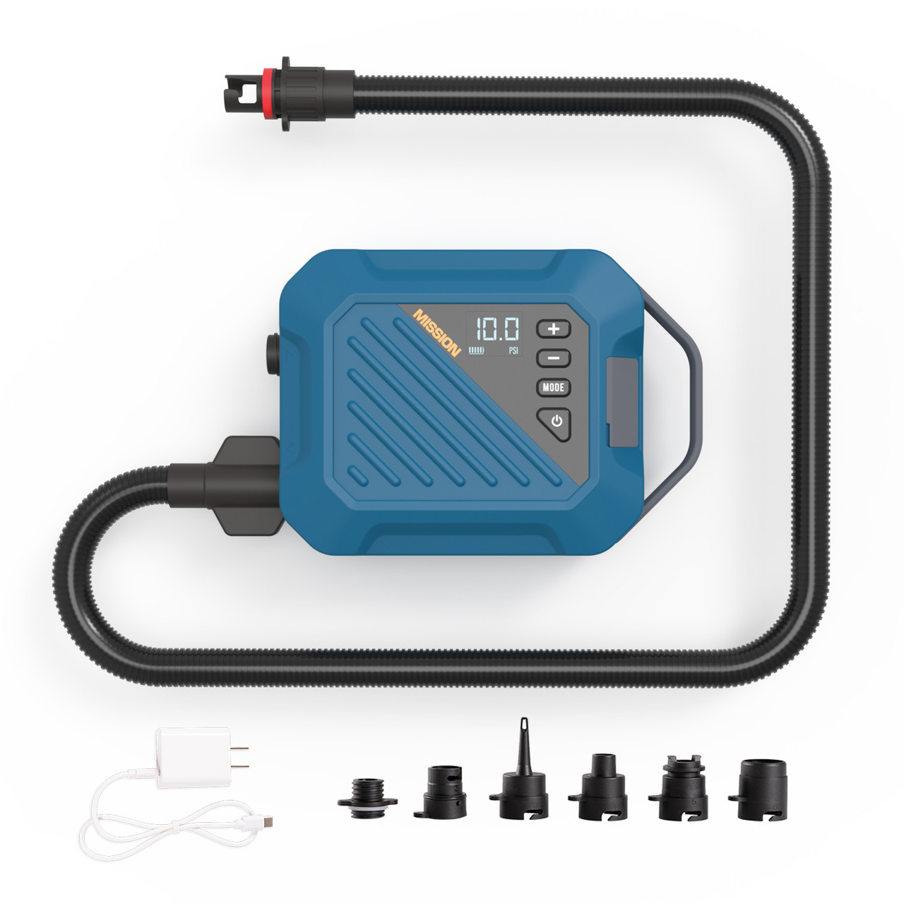 MISSION Portable Electric Pump with valves and charger