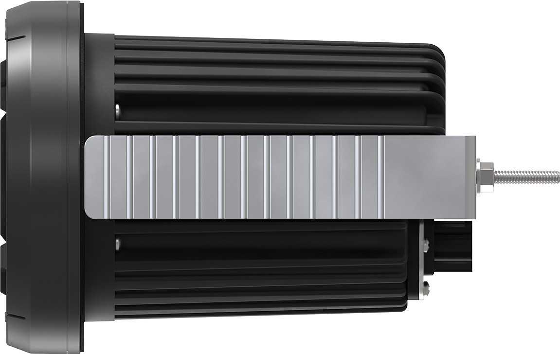 WS-MC-RND Wet Sounds  Digital Round Marine Media Center Tuner Front Full side