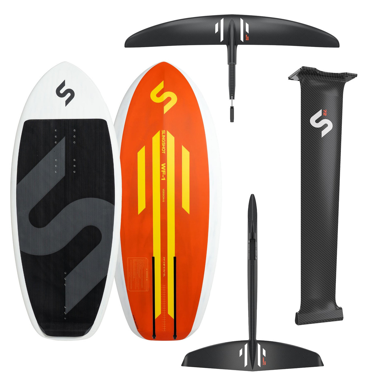 Slingshot One-Lock Wake Glide Intermediate Wake Foil Package with WF-1 V6 board