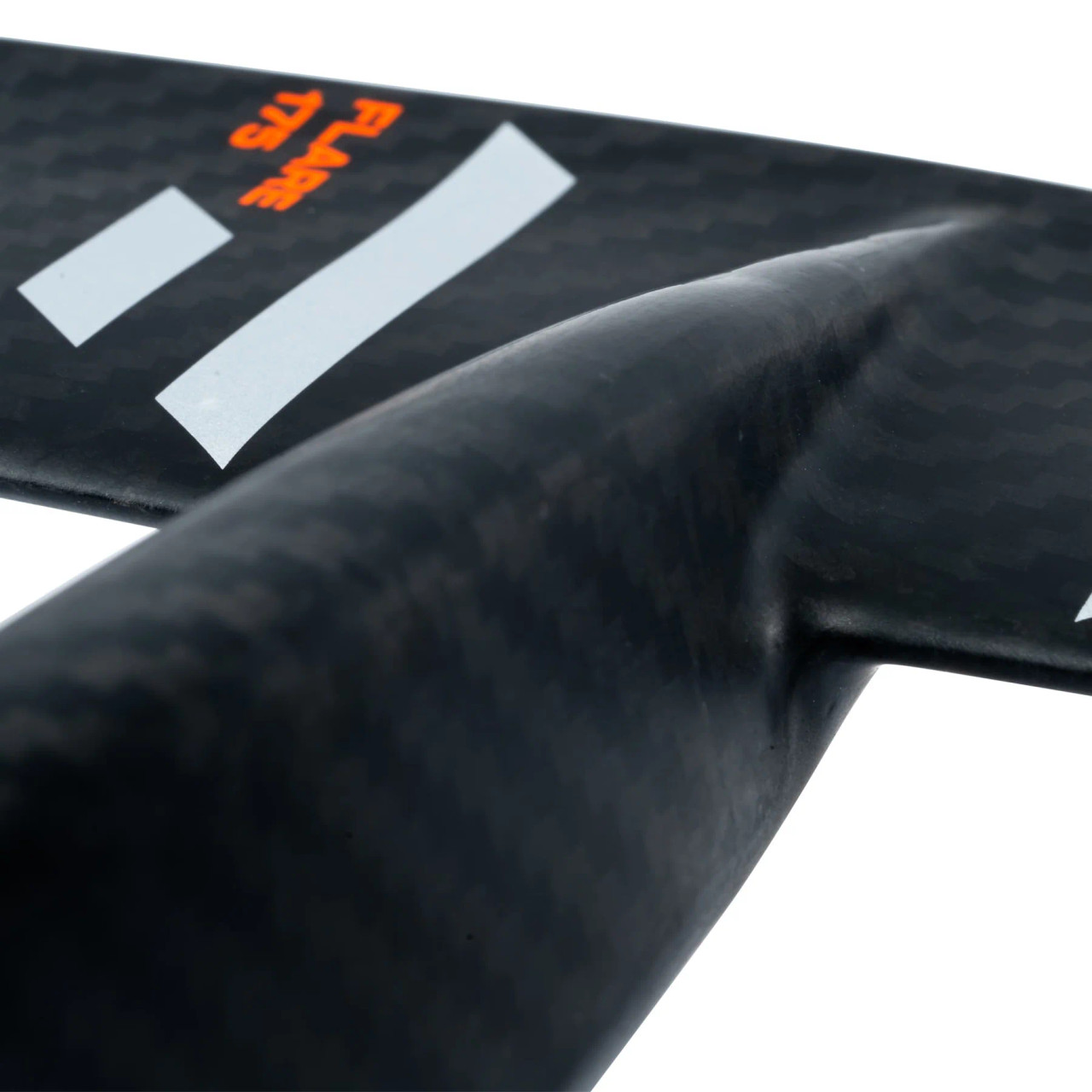 One-Lock screwless foil connection system interface close-up on mast and fuselage