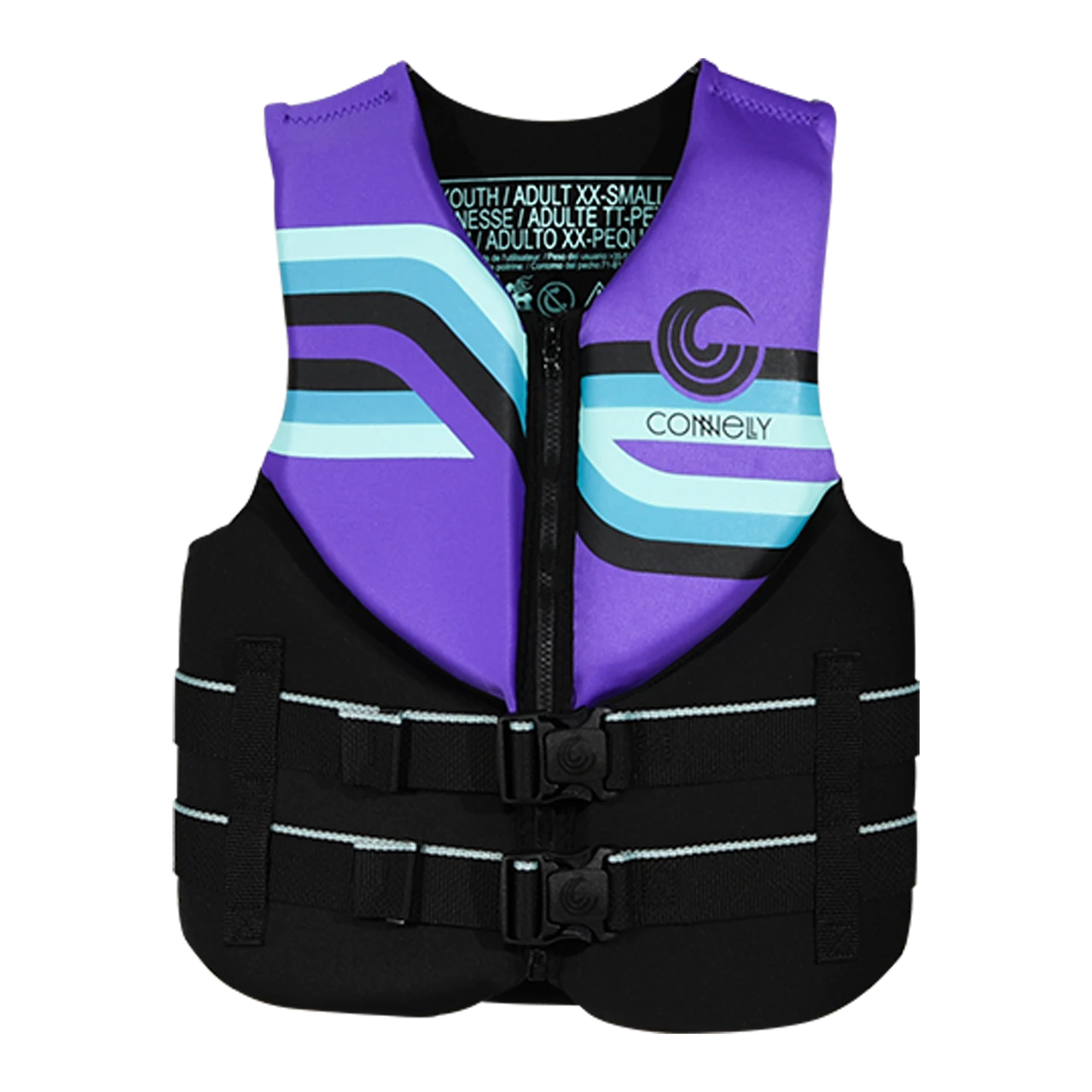 Connelly Junior Teen Promo Neoprene Life Vest Purple/Blue