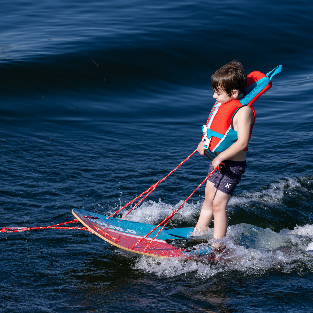 O'Brien Platform Trainer Waterski in use on lake