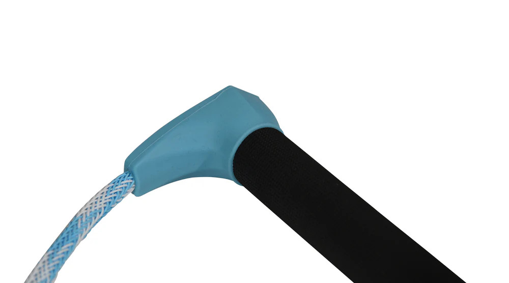Detail view of TPU end-cap on Proline Choice wakesurf handle