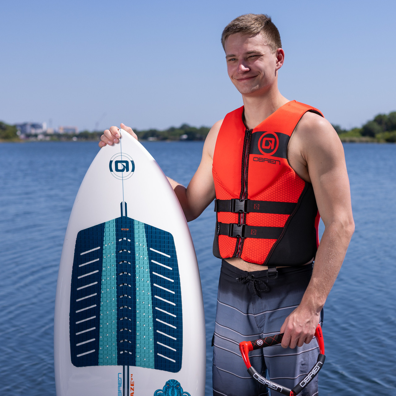 O'Brien Men's Traditional USCG Approved Life Jacket Black