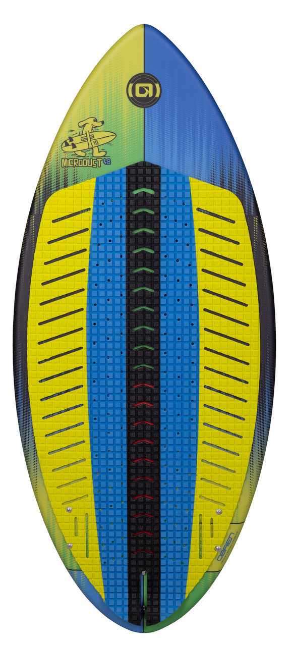 O'Brien Micro Dust youth wakesurf board deck with EVA traction pad