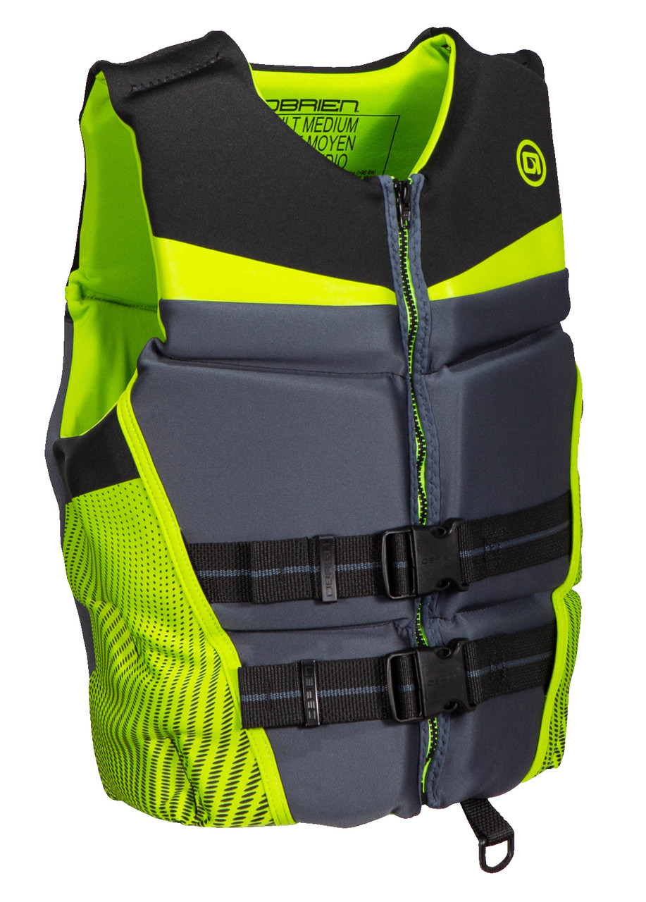 O'Brien Men's Flex V-Back Life Jacket 2026 - Green/Black