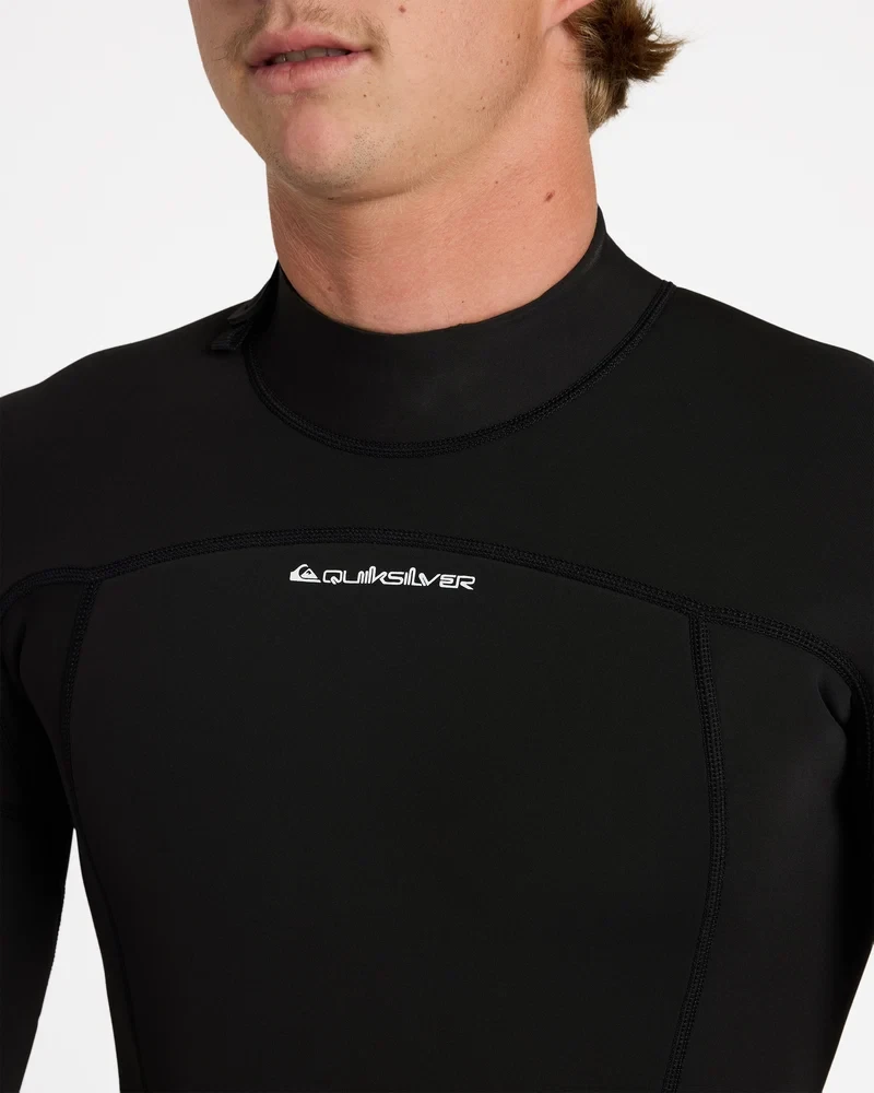 Quiksilver Prologue+ black wetsuit with limestone-based FREEMAX Stretch Neoprene