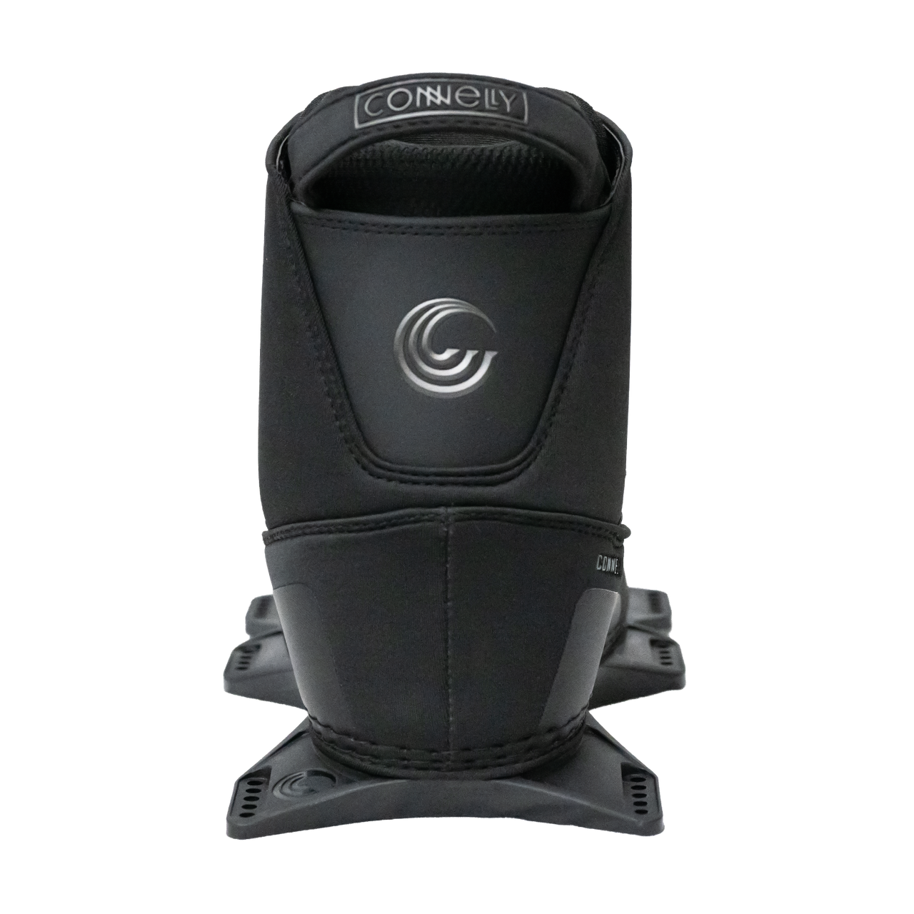 Connelly Tempest front ski boot with 3D molded lateral support and adjustable upper lacing