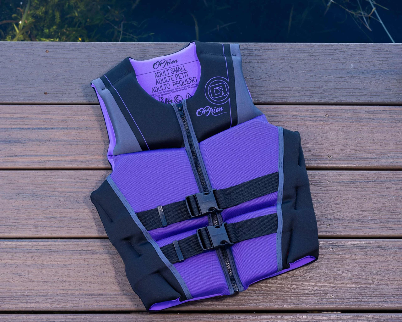 O'Brien Women's Flex V-Back Life Jacket in Purple