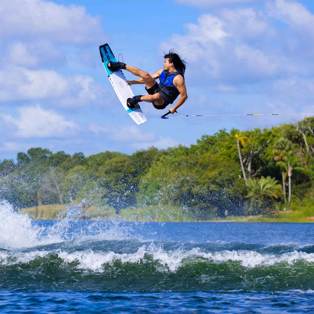 2027 O’Brien Tonic wakeboard showing blended progressive rocker