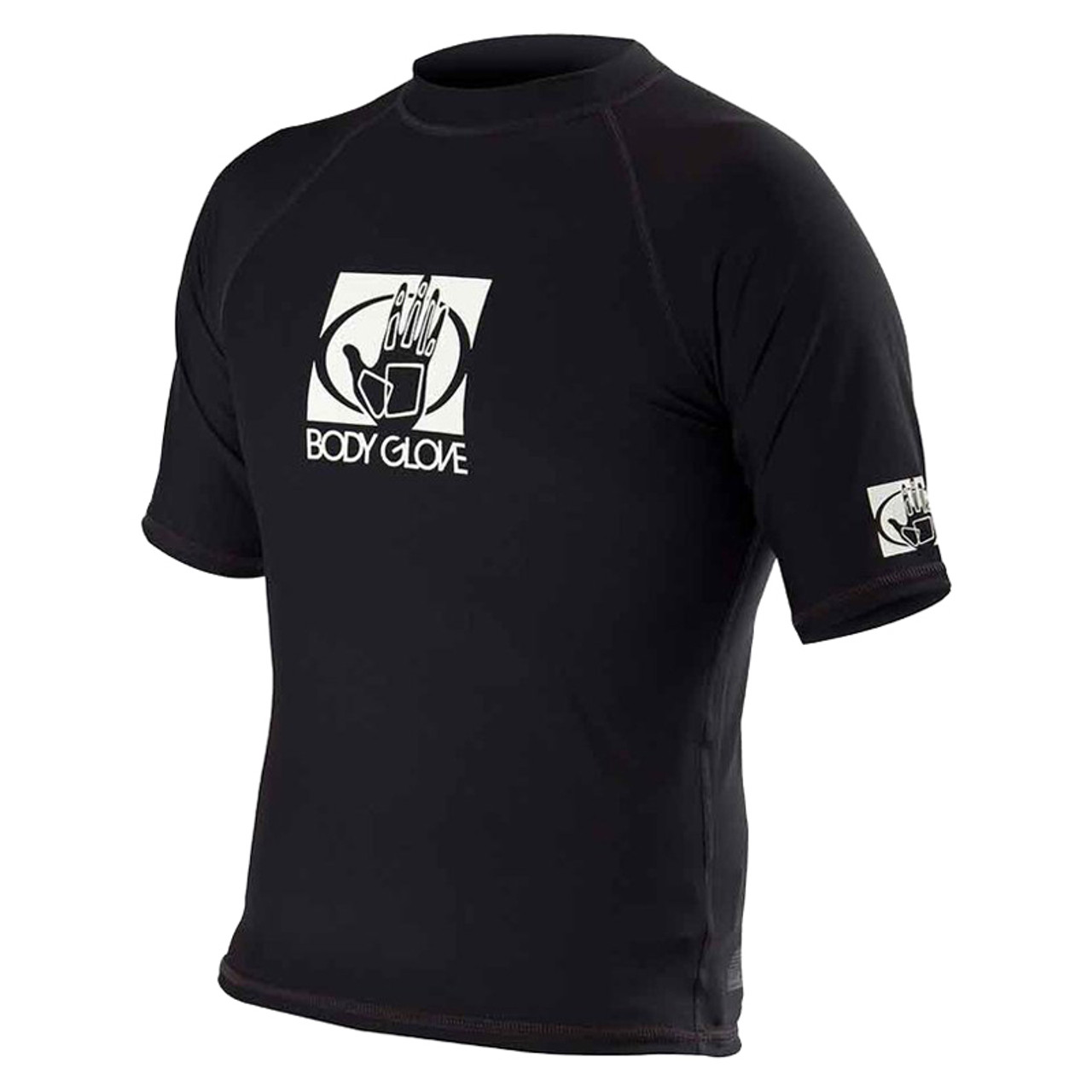 Body Glove Basic Men's Short Sleeve Rashguard Black